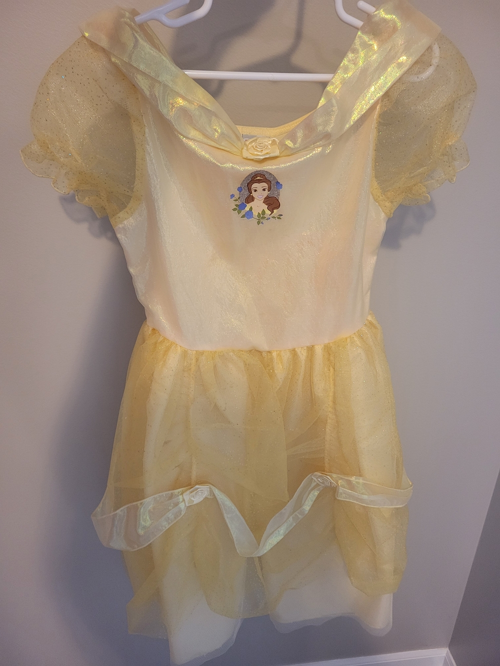 Yellow Belle-Inspired Girls' Costume Dress